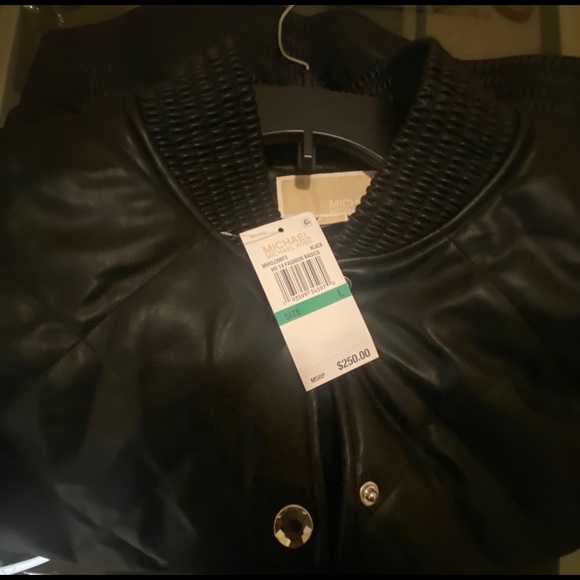 Michael  Kors  Quilted Bomber Jacket Size L - Picture 5 of 9